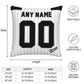 Custom Chicago White Sox Pillow Decorative Throw Pillow Case - Print Personalized Football Team Fans Name & Number Birthday Gift Football Pillows