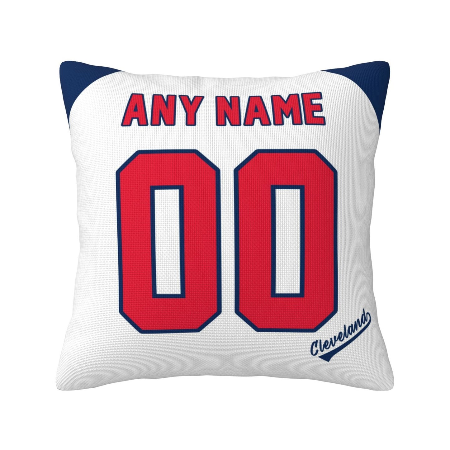 Custom Cleveland Guardians Pillow Decorative Throw Pillow Case - Print Personalized Football Team Fans Name & Number Birthday Gift Football Pillows