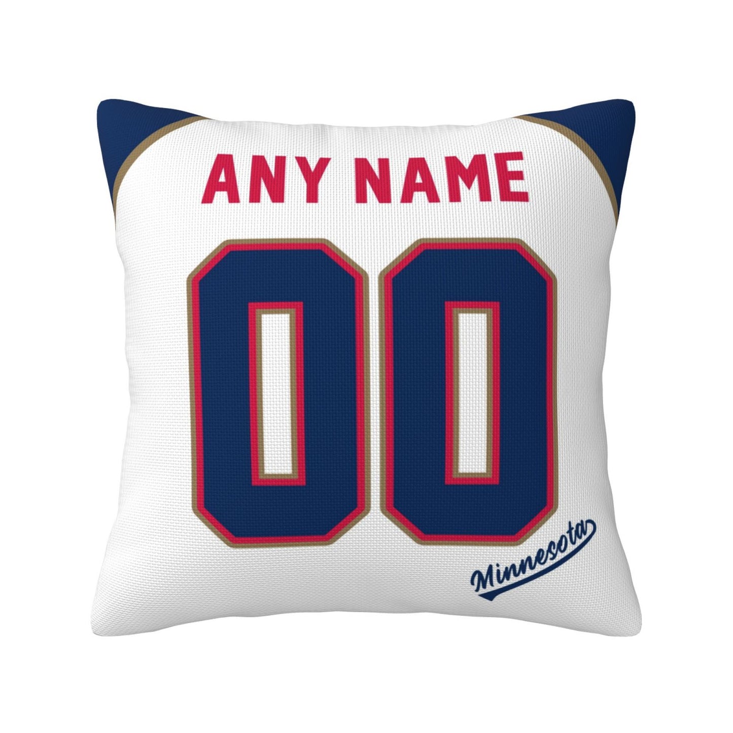 Custom Minnesota Twins Pillow Decorative Throw Pillow Case - Print Personalized Football Team Fans Name & Number Birthday Gift Football Pillows