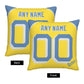 Custom Boston Red Sox Pillow Decorative Throw Pillow Case - Print Personalized Football Team Fans Name & Number Birthday Gift Football Pillows