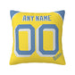 Custom Boston Red Sox Pillow Decorative Throw Pillow Case - Print Personalized Football Team Fans Name & Number Birthday Gift Football Pillows