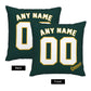 Custom Oakland Athletics Pillow Decorative Throw Pillow Case - Print Personalized Football Team Fans Name & Number Birthday Gift Football Pillows