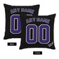Custom Colorado Rockies Pillow Decorative Throw Pillow Case - Print Personalized Football Team Fans Name & Number Birthday Gift Football Pillows