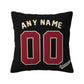 Custom A.Diamondbacks Black Pillow Decorative Throw Pillow Case - Print Personalized Football Team Fans Name & Number Birthday Gift Football Pillows