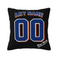 Custom New York Mets Pillow Decorative Throw Pillow Case - Print Personalized Football Team Fans Name & Number Birthday Gift Football Pillows