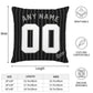 Custom Chicago White Sox Pillow Decorative Throw Pillow Case - Print Personalized Football Team Fans Name & Number Birthday Gift Football Pillows