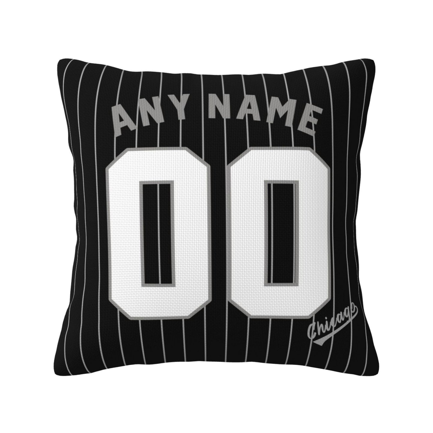 Custom Chicago White Sox Pillow Decorative Throw Pillow Case - Print Personalized Football Team Fans Name & Number Birthday Gift Football Pillows