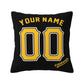 Custom Pittsburgh Pirates Pillow Decorative Throw Pillow Case - Print Personalized Football Team Fans Name & Number Birthday Gift Football Pillows