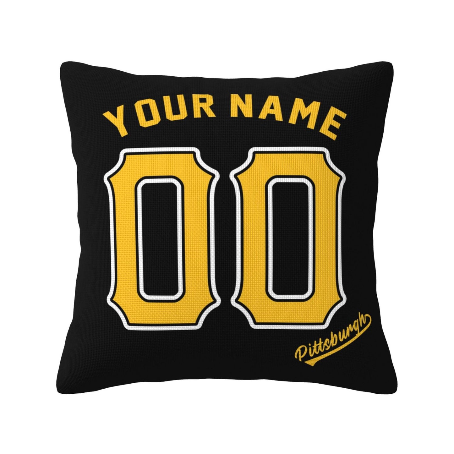 Custom Pittsburgh Pirates Pillow Decorative Throw Pillow Case - Print Personalized Football Team Fans Name & Number Birthday Gift Football Pillows