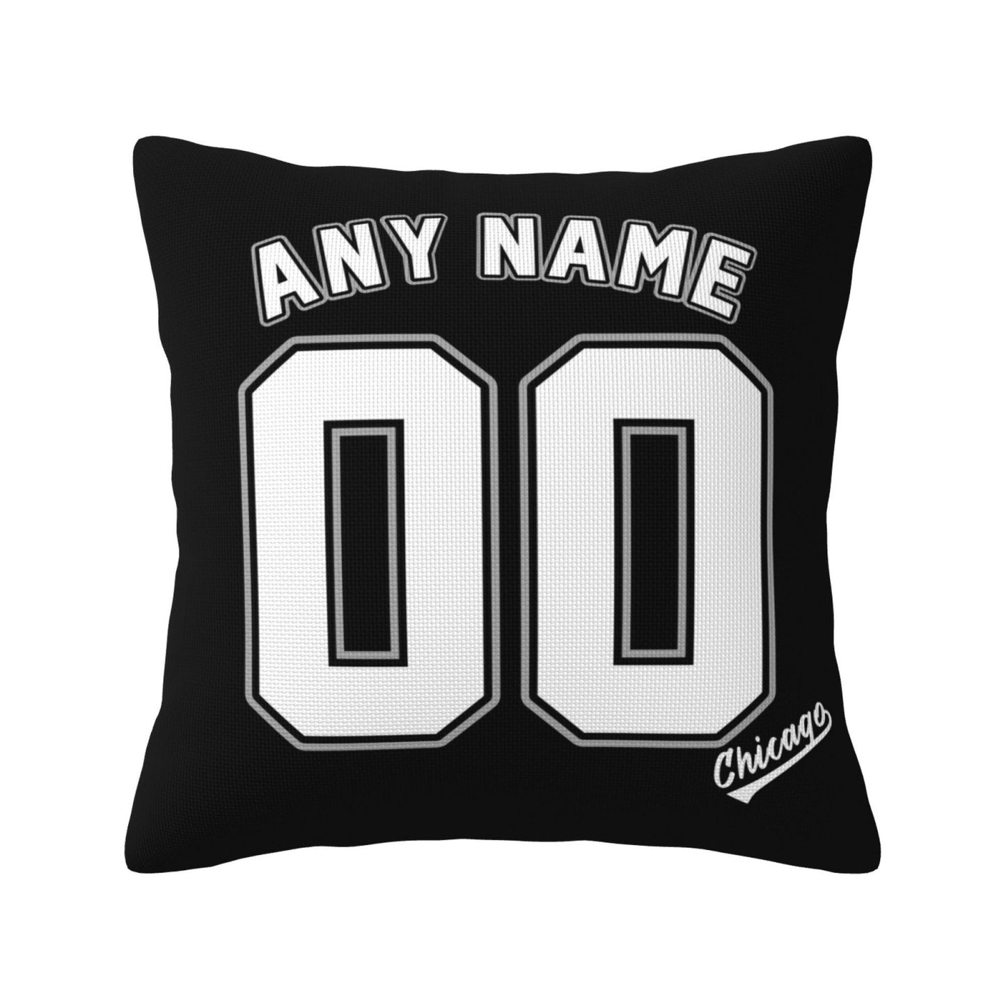 Custom Chicago White Sox Pillow Decorative Throw Pillow Case - Print Personalized Football Team Fans Name & Number Birthday Gift Football Pillows
