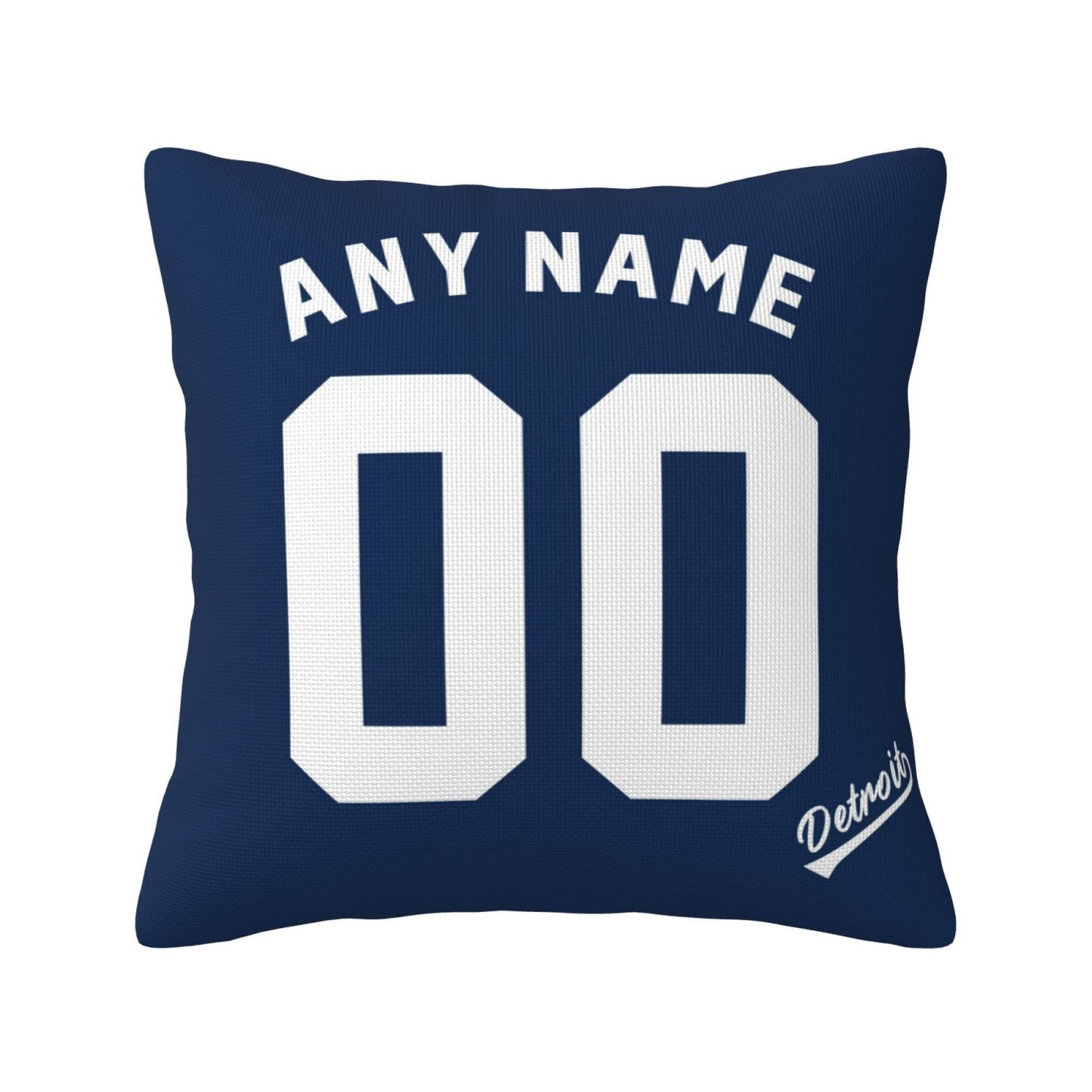 Custom Detroit Tigers Pillow Decorative Throw Pillow Case - Print Personalized Football Team Fans Name & Number Birthday Gift Football Pillows