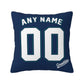 Custom Seattle Mariners Pillow Decorative Throw Pillow Case - Print Personalized Football Team Fans Name & Number Birthday Gift Football Pillows