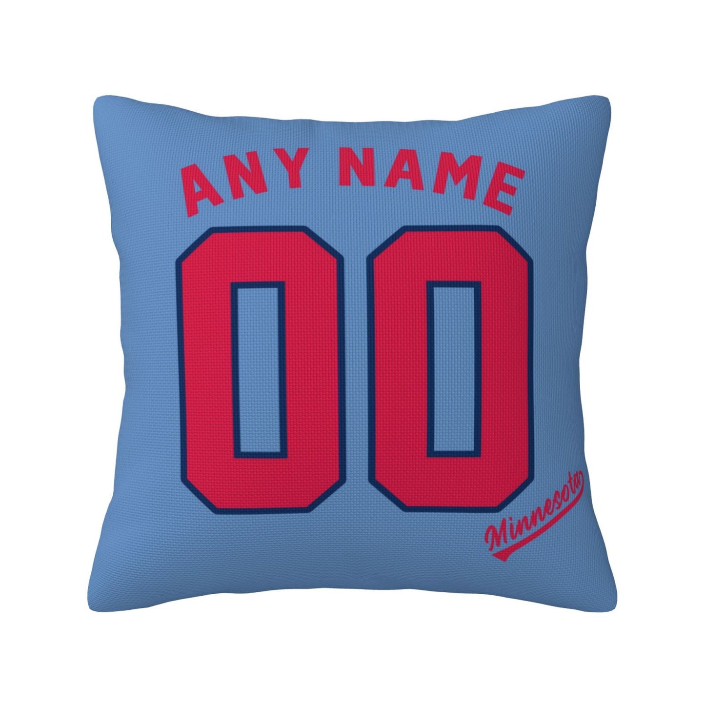 Custom Minnesota Twins Pillow Decorative Throw Pillow Case - Print Personalized Football Team Fans Name & Number Birthday Gift Football Pillows