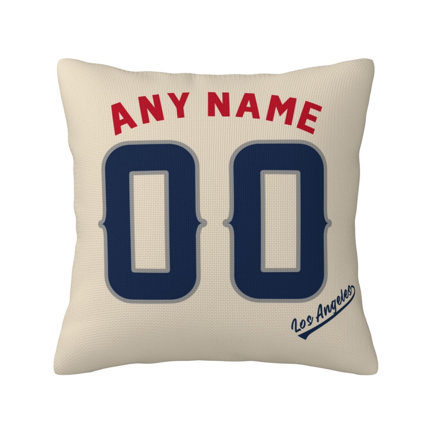 Custom Los Angeles Angels Pillow Decorative Throw Pillow Case - Print Personalized Football Team Fans Name & Number Birthday Gift Football Pillows
