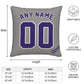 Custom Colorado Rockies Pillow Decorative Throw Pillow Case - Print Personalized Football Team Fans Name & Number Birthday Gift Football Pillows