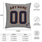 Custom Houston Astros Pillow Decorative Throw Pillow Case - Print Personalized Football Team Fans Name & Number Birthday Gift Football Pillows