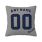 Custom New York Yankees Pillow Decorative Throw Pillow Case - Print Personalized Football Team Fans Name & Number Birthday Gift Football Pillows