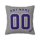 Custom Colorado Rockies Pillow Decorative Throw Pillow Case - Print Personalized Football Team Fans Name & Number Birthday Gift Football Pillows