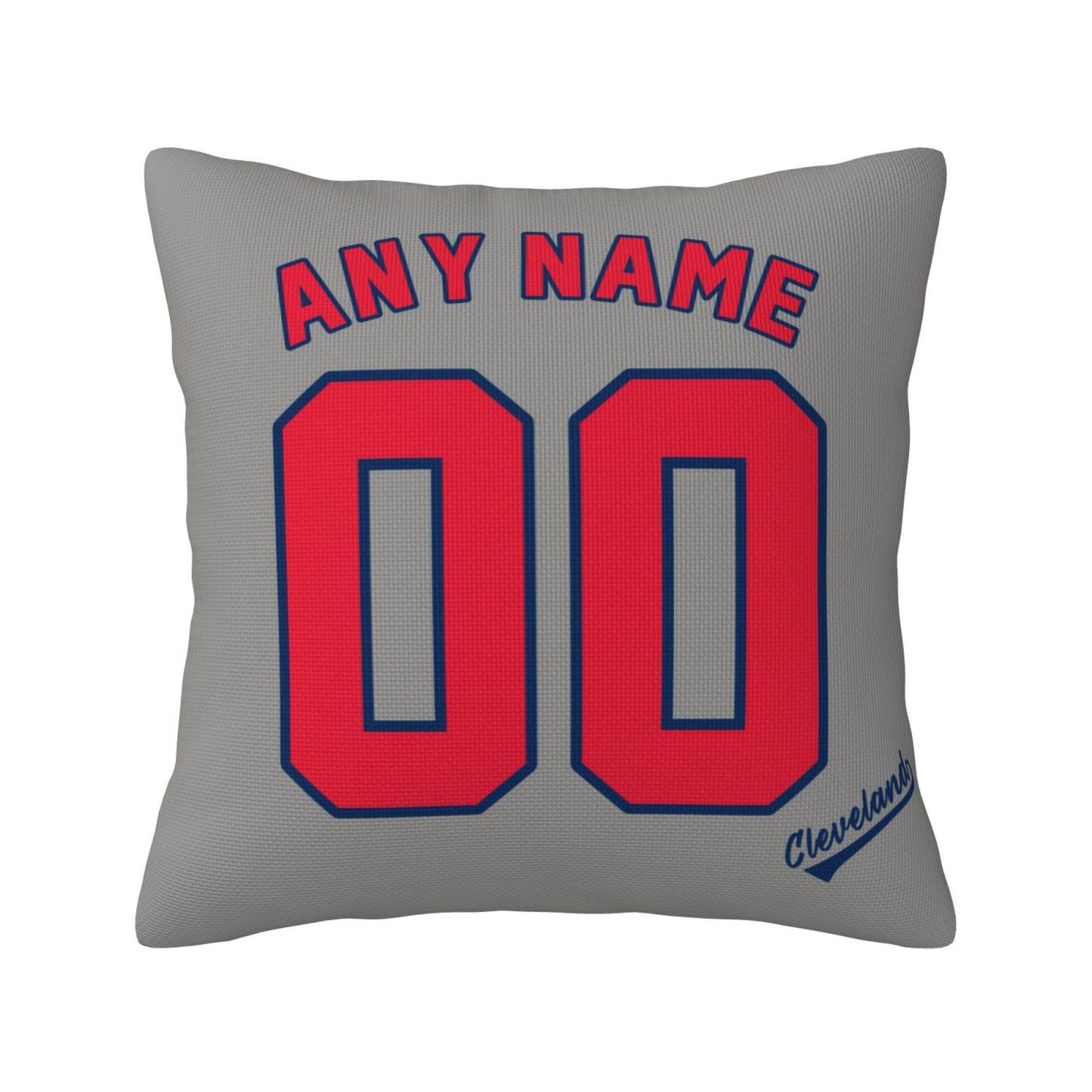 Custom Cleveland Guardians Pillow Decorative Throw Pillow Case - Print Personalized Football Team Fans Name & Number Birthday Gift Football Pillows