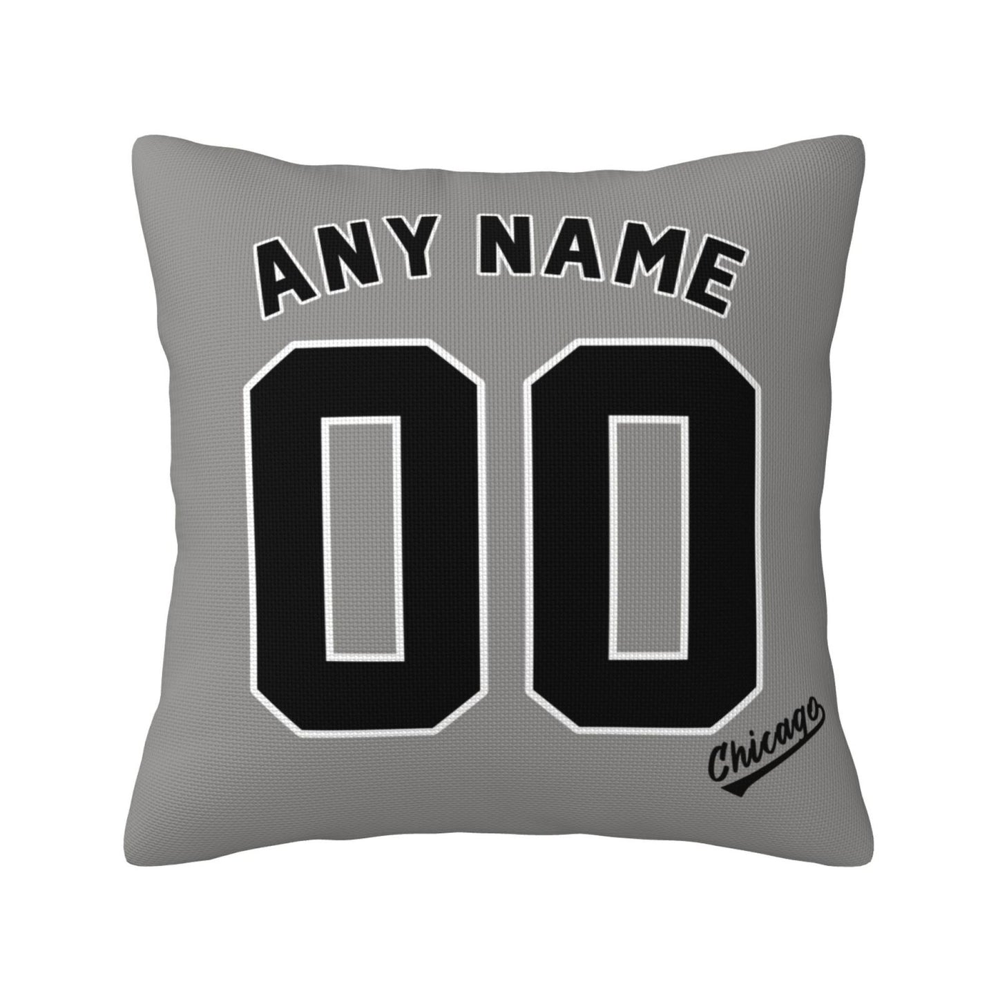 Custom Chicago White Sox Pillow Decorative Throw Pillow Case - Print Personalized Football Team Fans Name & Number Birthday Gift Football Pillows