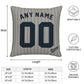 Custom Chicago White Sox Pillow Decorative Throw Pillow Case - Print Personalized Football Team Fans Name & Number Birthday Gift Football Pillows