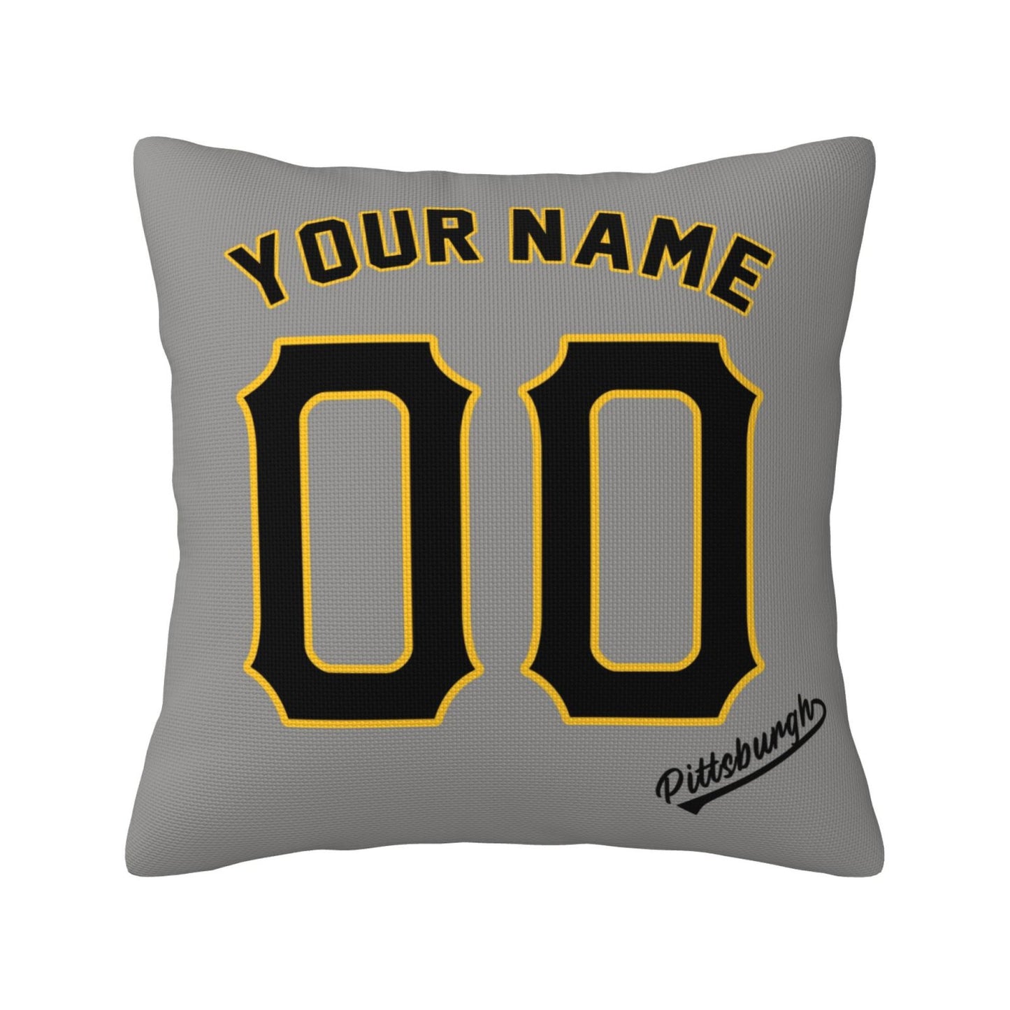 Custom Pittsburgh Pirates Pillow Decorative Throw Pillow Case - Print Personalized Football Team Fans Name & Number Birthday Gift Football Pillows