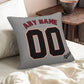 Custom A.Diamondbacks Grey Pillow Decorative Throw Pillow Case - Print Personalized Football Team Fans Name & Number Birthday Gift Football Pillows