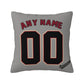 Custom A.Diamondbacks Grey Pillow Decorative Throw Pillow Case - Print Personalized Football Team Fans Name & Number Birthday Gift Football Pillows