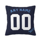Custom Kansas City Royals Pillow Decorative Throw Pillow Case - Print Personalized Football Team Fans Name & Number Birthday Gift Football Pillows