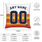 Custom Houston Astros Pillow Decorative Throw Pillow Case - Print Personalized Football Team Fans Name & Number Birthday Gift Football Pillows
