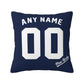 Custom New York Yankees Pillow Decorative Throw Pillow Case - Print Personalized Football Team Fans Name & Number Birthday Gift Football Pillows