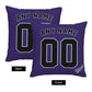 Custom Colorado Rockies Pillow Decorative Throw Pillow Case - Print Personalized Football Team Fans Name & Number Birthday Gift Football Pillows