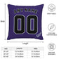 Custom Colorado Rockies Pillow Decorative Throw Pillow Case - Print Personalized Football Team Fans Name & Number Birthday Gift Football Pillows