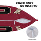 Custom A.Diamondbacks Red Pillow Decorative Throw Pillow Case - Print Personalized Football Team Fans Name & Number Birthday Gift Football Pillows