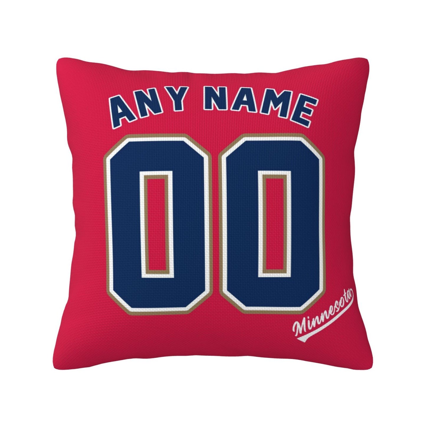 Custom Minnesota Twins Pillow Decorative Throw Pillow Case - Print Personalized Football Team Fans Name & Number Birthday Gift Football Pillows