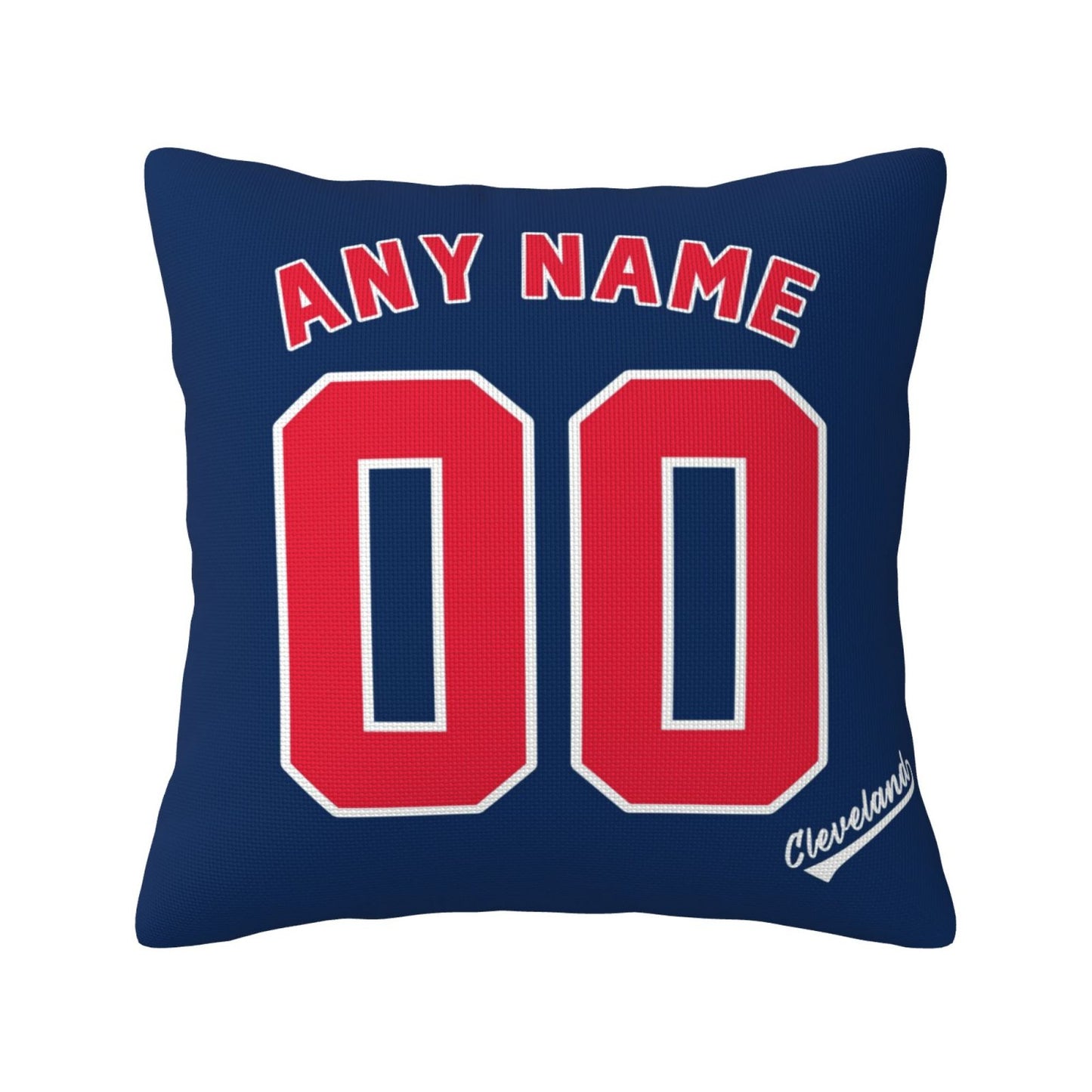 Custom Cleveland Guardians Pillow Decorative Throw Pillow Case - Print Personalized Football Team Fans Name & Number Birthday Gift Football Pillows