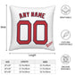 Custom Boston Red Sox Pillow Decorative Throw Pillow Case - Print Personalized Football Team Fans Name & Number Birthday Gift Football Pillows