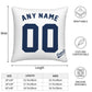 Custom Detroit Tigers Pillow Decorative Throw Pillow Case - Print Personalized Football Team Fans Name & Number Birthday Gift Football Pillows