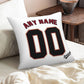 Custom A.Diamondbacks White Pillow Decorative Throw Pillow Case - Print Personalized Football Team Fans Name & Number Birthday Gift Football Pillows