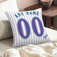 Custom A.Diamondbacks White-Stripe Pillow Decorative Throw Pillow Case - Print Personalized Football Team Fans Name & Number Birthday Gift Football Pillows