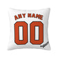 Custom Baltimore Orioles Pillow Decorative Throw Pillow Case - Print Personalized Football Team Fans Name & Number Birthday Gift Football Pillows