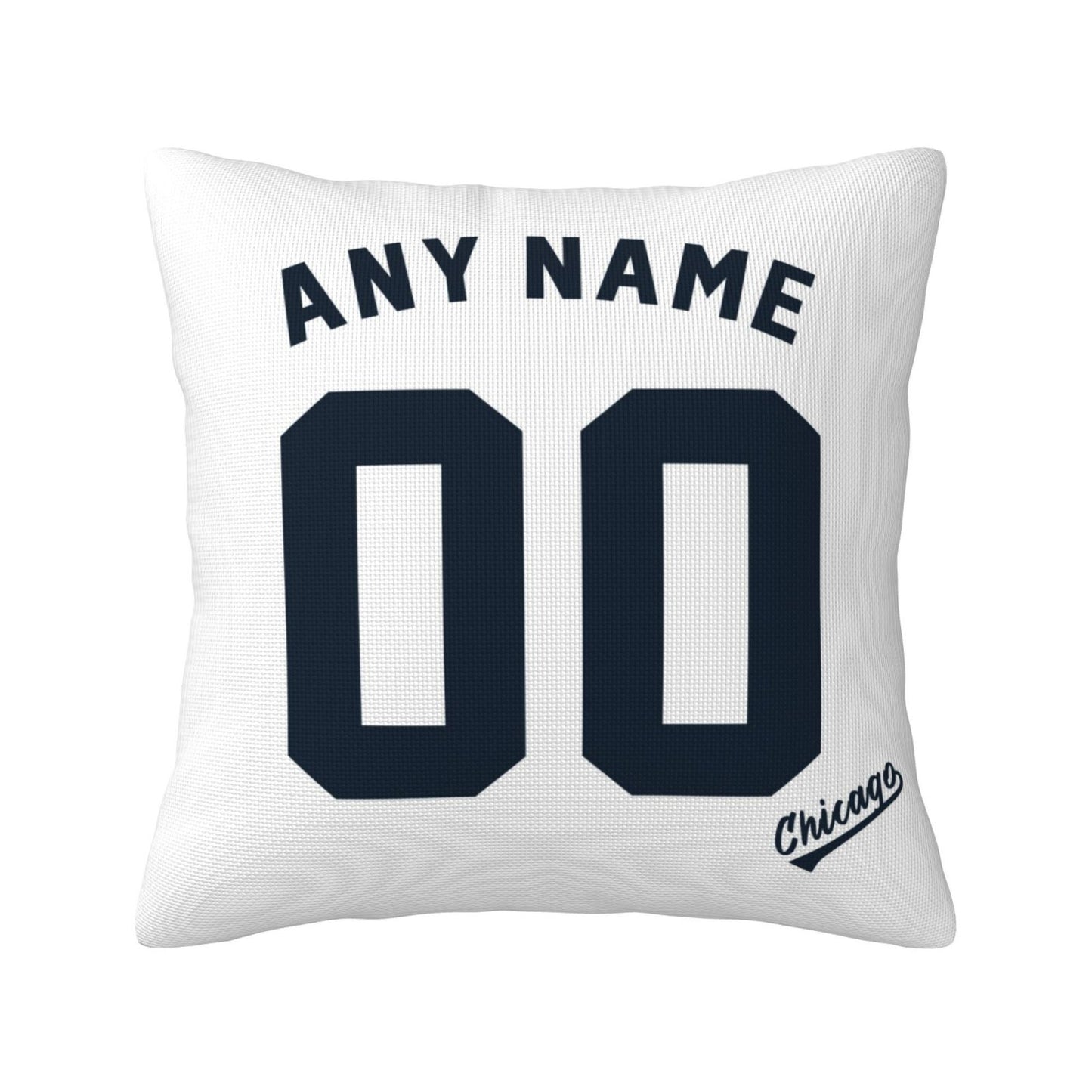 Custom Chicago White Sox Pillow Decorative Throw Pillow Case - Print Personalized Football Team Fans Name & Number Birthday Gift Football Pillows