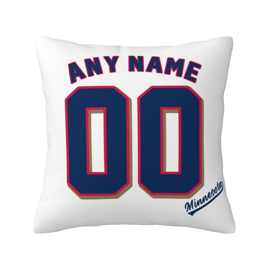 Custom Minnesota Twins Pillow Decorative Throw Pillow Case - Print Personalized Football Team Fans Name & Number Birthday Gift Football Pillows