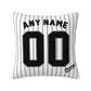Custom Chicago White Sox Pillow Decorative Throw Pillow Case - Print Personalized Football Team Fans Name & Number Birthday Gift Football Pillows