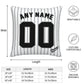 Custom Chicago White Sox Pillow Decorative Throw Pillow Case - Print Personalized Football Team Fans Name & Number Birthday Gift Football Pillows
