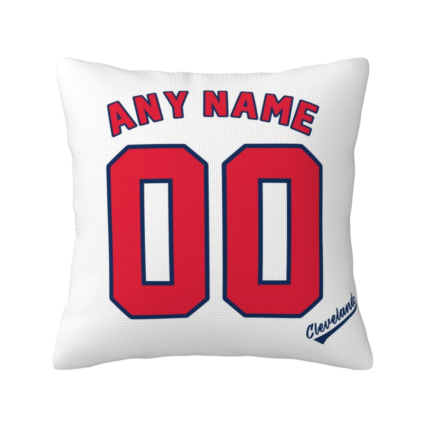 Custom Cleveland Guardians Pillow Decorative Throw Pillow Case - Print Personalized Football Team Fans Name & Number Birthday Gift Football Pillows