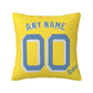 Custom Boston Red Sox Pillow Decorative Throw Pillow Case - Print Personalized Football Team Fans Name & Number Birthday Gift Football Pillows