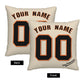 Custom San Francisco Giants Pillow Decorative Throw Pillow Case - Print Personalized Football Team Fans Name & Number Birthday Gift Football Pillows