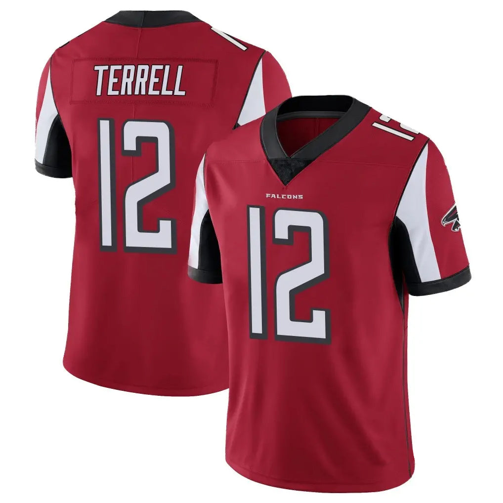 A.Falcons #12 Avieon Terrell Player Red Color Vapor Untouchable Limited Home Game BALCE Stitched Jerseys