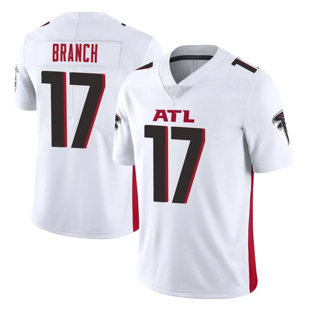 A.Falcons #17 Zachariah Branch Player White Vapor Untouchable Limited Home Game BALCE Stitched Jerseys